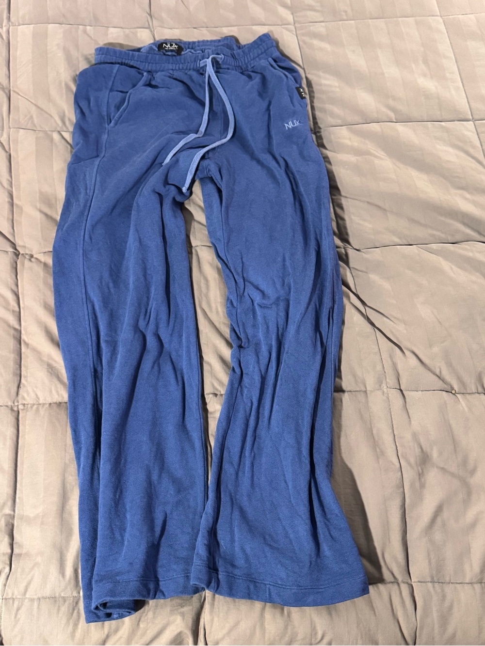 NUX Royal Blue women’s  Plush Joggers with Drawstring